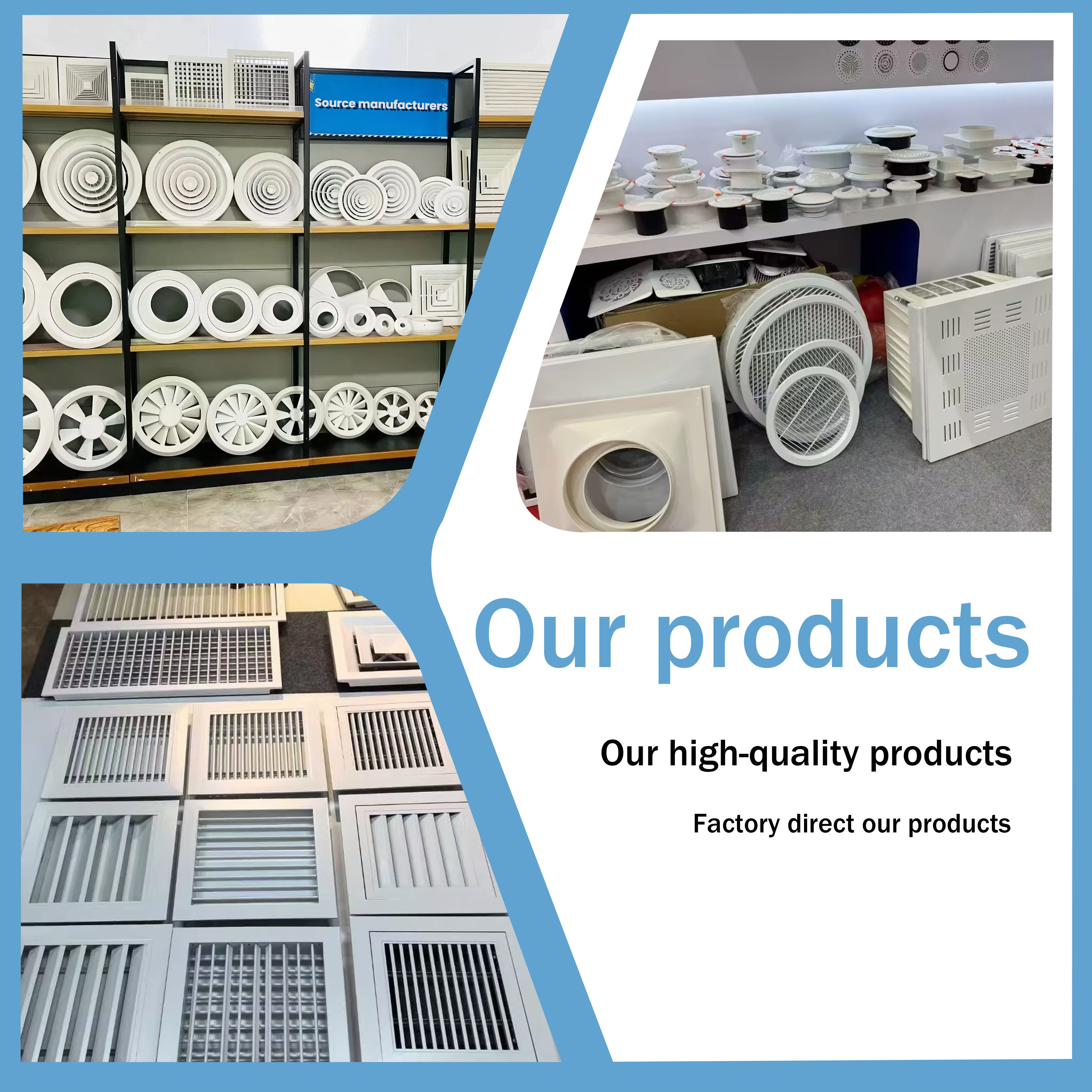 Quadratischer Luft diffusor