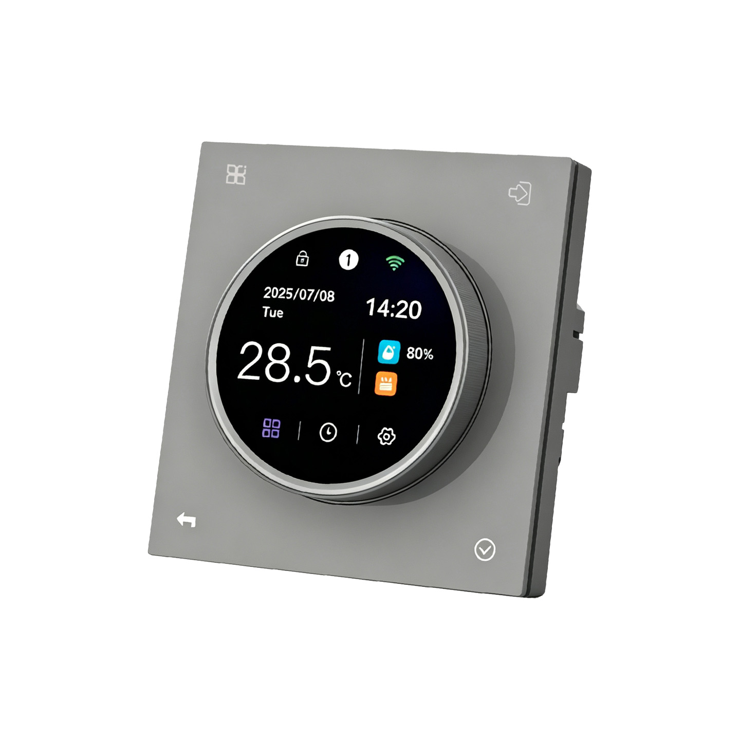 SDM8 Farbbildschirm-Knopf-Thermostat