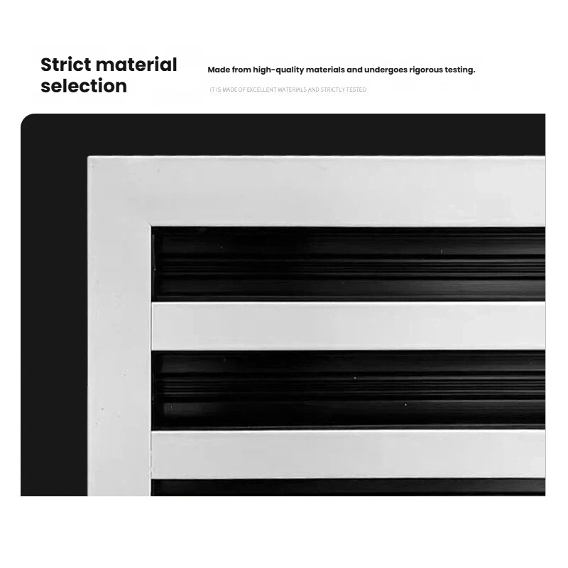 Verstellbarer linearer 3-Bar-Kühlergrill