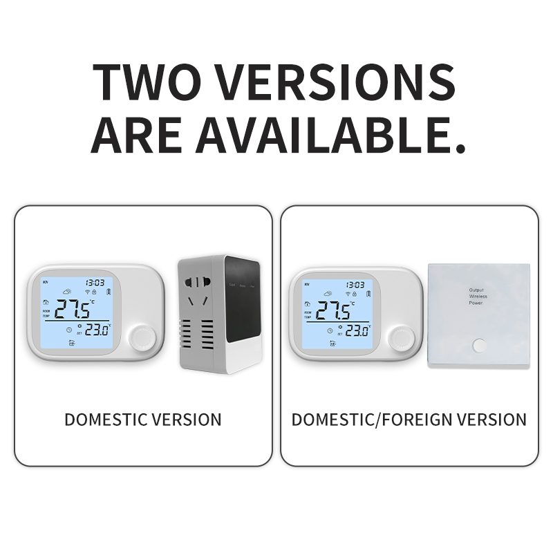WiTH3 RF Radio frequenz 433 wand montierter Ofen thermostat