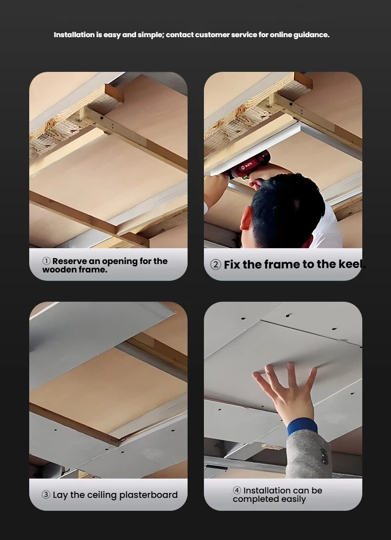 Vertiefte Trockenbau-Zugangstür für Decken-HVAC-Wartung