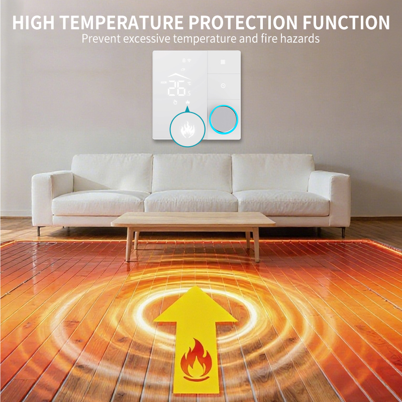 SDM9 LED-Knopf betriebener Thermostat