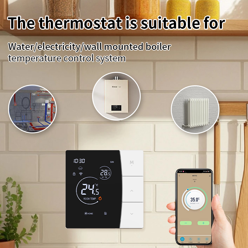 SDM6 LED-Knopf-Thermostat