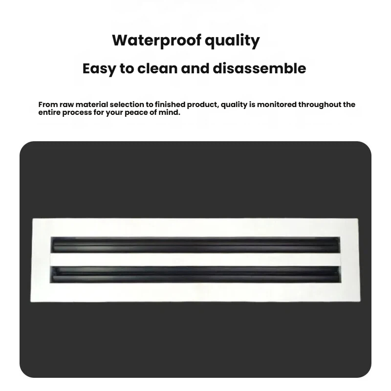 Verstellbarer linearer 2-Bar-Kühlergrill
