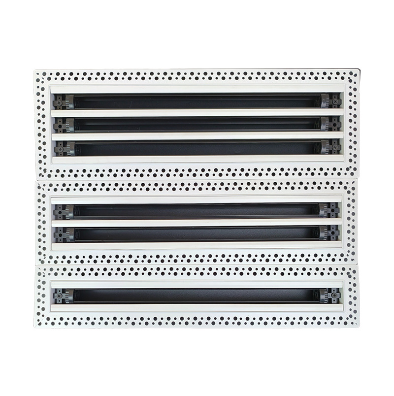 Verstellbarer linearer Slot-Diffusor aus Gips